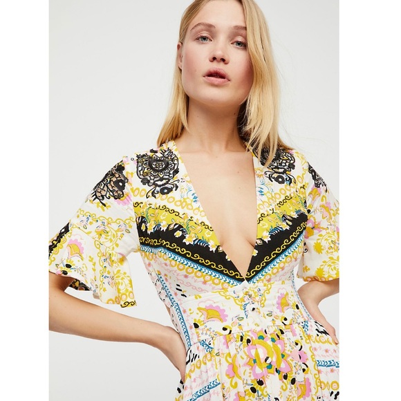 Free People Coco Printed Maxi Dress - Picture 3 of 5